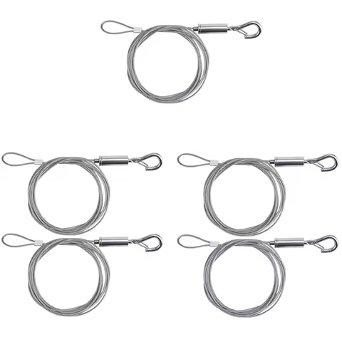 Picture Hanging Wire Kit5Pcs Picture Hanging Wire Kit2M x Φ1.5mm Stainless Steel With Wire