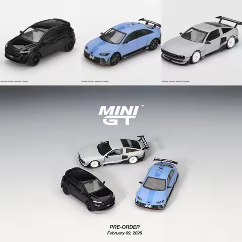 [PreSale] MINI GT 1:64 Hyundai KONA N Phantom Black RN22e (VP1) Concept N Vision 74 (VP2) Diecast Mo