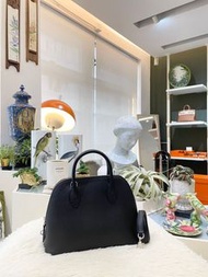 Hermes Bolide 25。黑銀Epsom