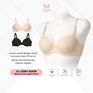 Velora - One Set of Black Underwire Bra | Unit / Separate | Size 75B-85B T14 LIVIYA bra set lace bra