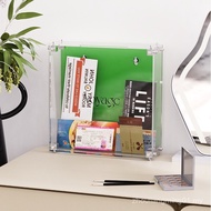 Desktop Bill Storage Box Small Card Postcard Handbook Multifunctional Collection Box Business Card B