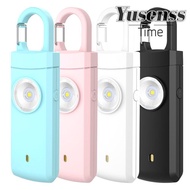 YUSENSS Emergency LED Torch Keyring, Portable Panic Security Personal Alarm Safety Keychain,  130dB 