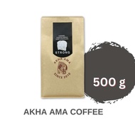 AKHA AMA COFFEE กาแฟอาข่า อ่ามา : STRONG เมล็ดกาแฟคั่ว อาข่า อาม่า (คั่วเข้ม/Dark 500g)