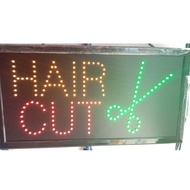 (READY STOCK) Lampu Tanda OPEN Barber LED | LED OPEN Barber Lamp Sign