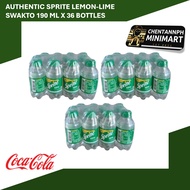 3 PACKS - Authentic Coca cola SPRITE Lemon-Lime Swakto Softdrinks Beverages Soda Cola 190 ML X 36 bo
