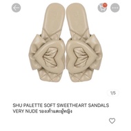 [สินค้าขายดี] รองเท้าแตะแบบสวมหน้าหัวใจ shu palette soft