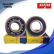 BEARING LAHER KLAHER 6203 / 6203-RS ASPIRA ORIGINAL
