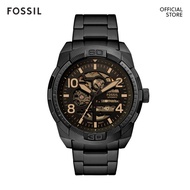 Fossil Men's Bronson Black Stainless Steel Watch ME3256