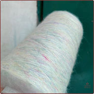 [Op103] ไหมพรมโมแฮร์500ก. สำหรับไหมพรมถักนิตติ้งไหมพรมถักสีขาวหลากสีสเวตเตอร์ถักเป็นก้อนเด็ก ZL64ผ้า