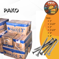 Pako Common Nail Concrete nail, Umbrella nail  Per box 25 Kilos