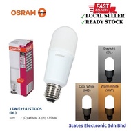 1PC GENUINE OSRAM LED VALUE STICK BULB 12W / 14W / 15W E27 220-240V