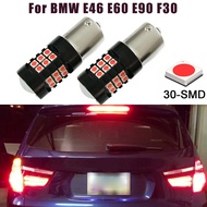 Red LED 30SMD Strobe Flashing Brake Tail Light Lamp Bulb For BMW E46 E60 E90 F30