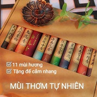 Set Of 11 Natural Premium No Toothpick Incense Sticks For Night Meditation - 7 Or 11 Frankincense Tube