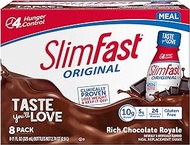 Slim-Fast Ready To Drink Bottles, Rich Chocolate Royale Meal Replacement Shake, 10-Ounces (Pack of 8)