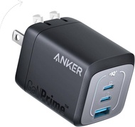 Anker Prime 67W ที่ชาร์จ USB C,Anker GaN 3-Port เครื่องชาร์จติดผนัง PPS แบบเร็วขนาดกะทัดรัดสำหรับ Ma