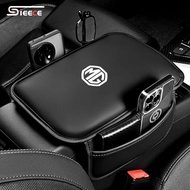 Sieece Leather Car Armrest Pad Center Console Cover Car Interior Accessories For MG HS MG4 ZS