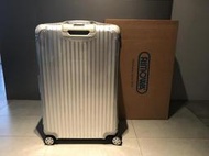 德國製 101專櫃購買 Rimowa Topas E-Tag 30吋 銀色 中大型行李箱 924.73.00.5