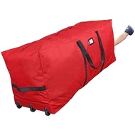 With Wheels And Handle Christmas Tree Storage Bag 600D Oxford Duffel Bag 9 Feet Artificial Disassemb