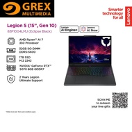 LENOVO LEGION 5 15AKP10 83F1004MMJ OR 83F1004LMJ Laptop (AMD Ryzen AI 7 350, 32GB,1TB, 15.1") FREE  