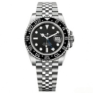 Fashion Mens Watches Luxury GMT Master Style Automatic Mechanical Watch Stainless Steel Date Casual 