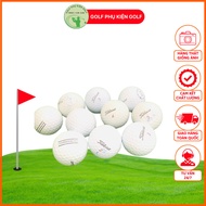 Combo of 10 Golf Balls - 10 Golf Balls -Golf Balls - Golf Balls - White (New Used Balls 85-90%) - Go