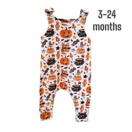 萬聖節嬰兒連身衣，萬聖節嬰兒服裝，南瓜嬰兒服裝，萬聖節