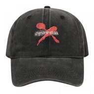 Vintage Washed Black Baseball Cap - WWE D-Generation X "Degeneration" Red Graffiti Print Retro Wrest