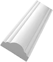 DECOZAYN Factory Primed White Wainscoting Panels &amp; Molding Kit - Easy to Customize, Easy Installation, Paintable, Stylish Decorative Option for Your Home Interiors, Includes 4 Frame…