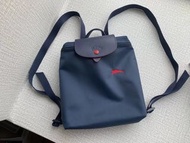Longchamp Le Pliage Club 26 雙肩包 海軍藍色