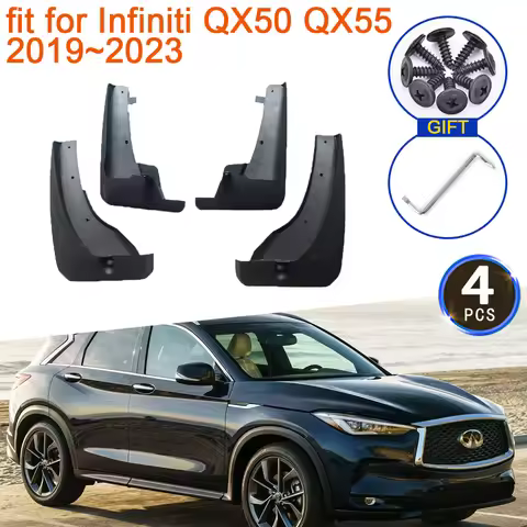 Mudguard for Infiniti QX50 QX55 2019~2023 Accessories 2020 2021 2022 P71A Mudflap Fenders Splash Gua