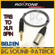 ROXTONE TRS TO XLR MALE AUX CABLE 2METER BELDEN8761