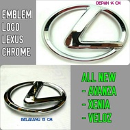 Emblem Logo Depan Belakang Model Lexus All New Avanza