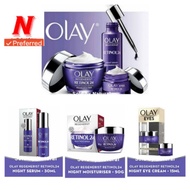 Olay Regenerist Retinol 24 Night Facial Serum (30ml) /24 Night Moisturizer (50g)/ 24 Night Eye Cream