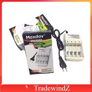 🔥 Maxday Universal Battery AA / AAA Charger Ni-CD/ Ni-MH Charger Bateri