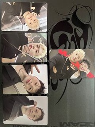 《兩版》Beam 專輯小卡 淨卡一鍵畢業set 黑版 plus version  Hoshi 權順榮 woozi 李知勳 豪雨 HxW howoo 榮勳 專卡 特典 seventeen svt sbt