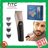 Mesin Gunting Potong Rambut Janggut Misai HTC AT-228 Rechargeable Cordless Hair Trimmer Clipper Wire