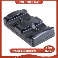 Game Controller Charging Station Professional Gamepad Dual Charger Base for PS3/PS3 Move Wireless Co