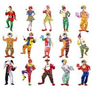 Halloween Adult Clown Performance Costume Masquerade Party Clown Clothes Clown Costume Clown Mask Se
