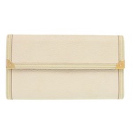 路易威登 Porte Tresor International Suhali M91839 白色長真皮皮夾，成色極佳，白色 LV 0870 [二手]LOUIS VUITTON