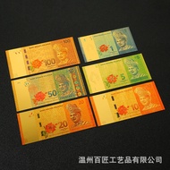 Golden Foil Commemorative Coin PET Plastic Gold Foil Gold Coin Commemorative Coin Commemorative Gold