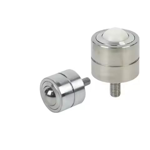 2PCS Ball Transfer Unit Precision Machined Ball Caster Roller Transfer Unit Conveyor Ball Roller D-2