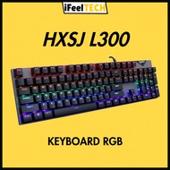 Ifeeltech - HXSJ L300 MECHANICAL KEYBOARD 104key RGB MECHANICAL KEYBOARD