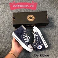 สุดยอด👍🏻 รองเท้าเด็กConveres All Star Kid (24-36EU) มี 5 สี ยาว รองเท้าเด็กชาย รองเท้าหญิง สีสวยชัด