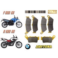 BMW F650GS F700GS F750GS BRAKE PADS  QUALITY GOLD MOTORSPORT