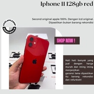 Iphone 11 128gb Red Second Original Fullset Terbaik