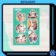 NO.18 MOUNTAIN 2 - Arknights - Sticker Furry Sheet A6 Waterproof Decal Sticker Waterproof Sticker Na