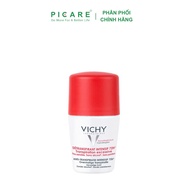 Lăn Khử Mùi Giúp Khô Thoáng Vùng Da Dưới Cánh Tay 72h Vichy Detransprirant Intensif 72h Transpiratio