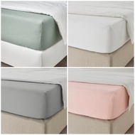 DVALA IKEA BEDSHEET 90x200cm SINGLE SIZE COTTON PLAIN