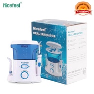 Máy tăm nước làm sạch răng xịn Giormani Nicefeel F168 (Bình to nhiều phụ kiện)