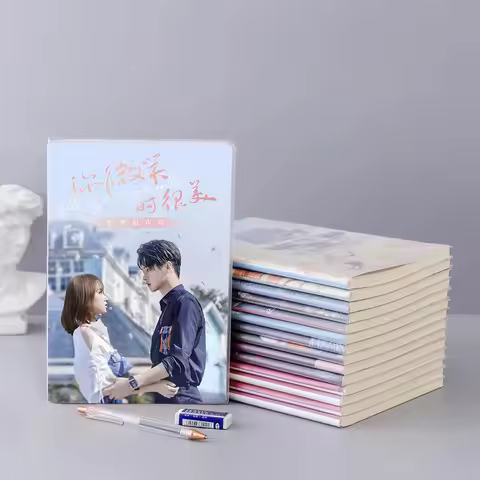 1PC Soso Xu Kai Cheng Xiao TV Falling Into Your Smile Drama Stills Double-sided Different Print A5 1